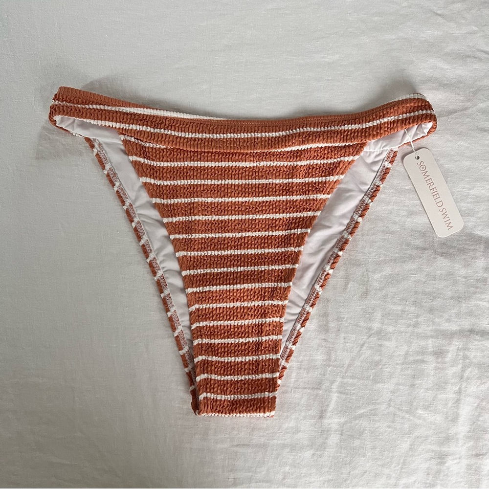 Somerfield Swim Bikini Bottom in Nautique Crinkle